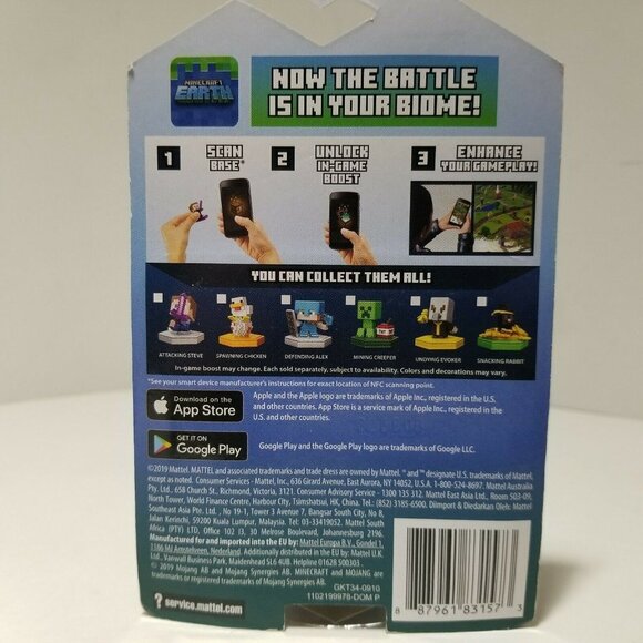 Mattel Minecraft Earth Boost Figures MOC lot of 6 miniatures new in package - Picture 10 of 10